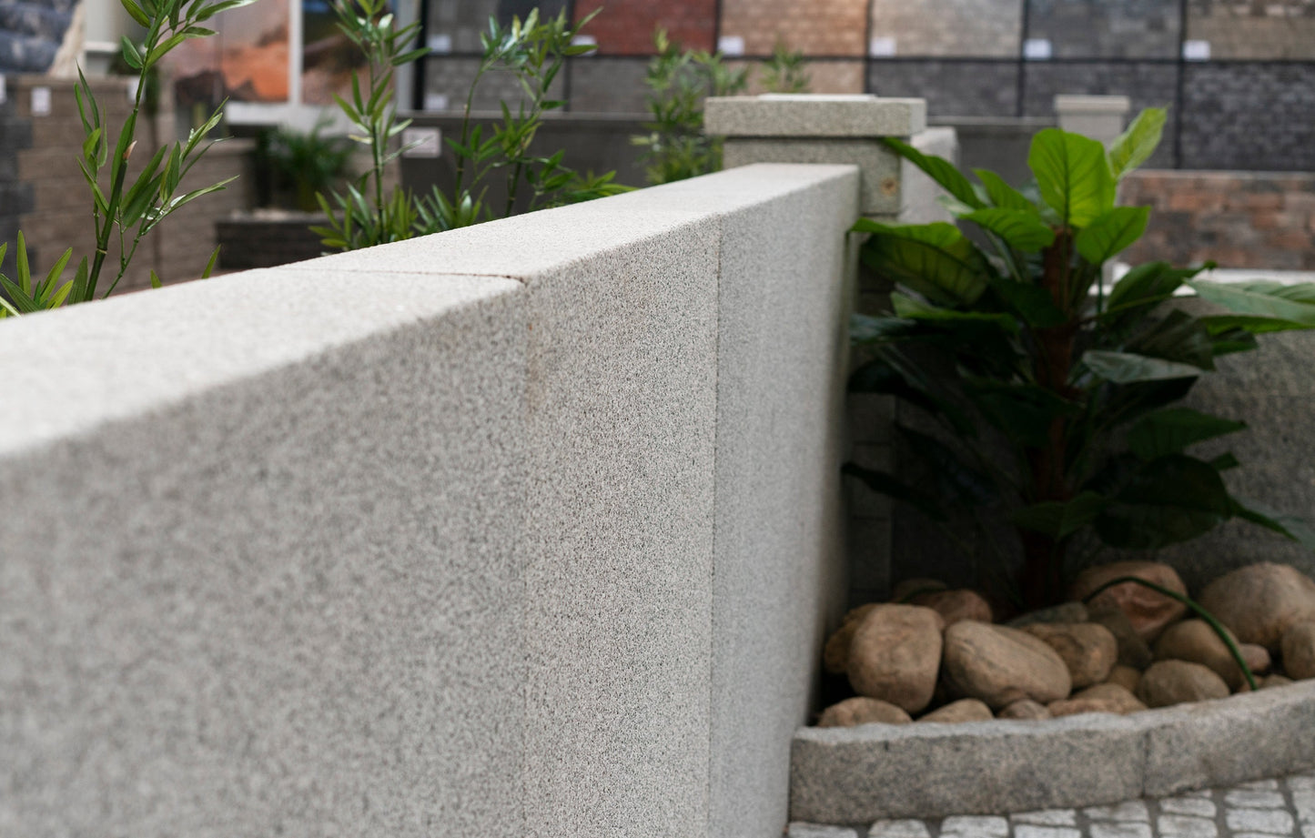 Wall Block Modern - Bergama Granite Grey 1000x400x200