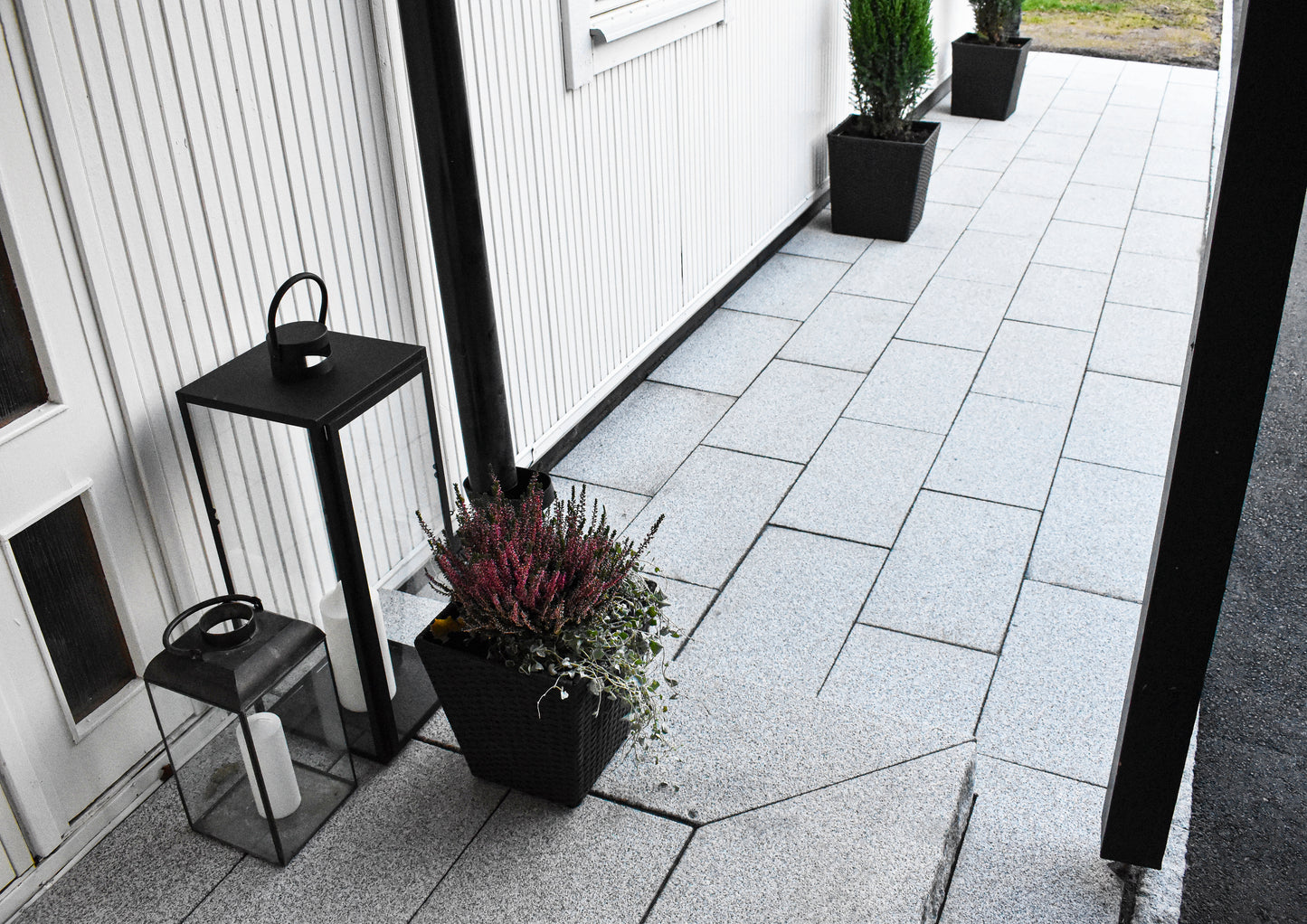 Granite Patio Tile - Bergama Granite Grey 600x300x60