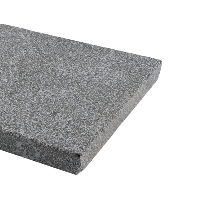 Granite Patio Tile - Bergama Granite Graphite Grey 300x300x30
