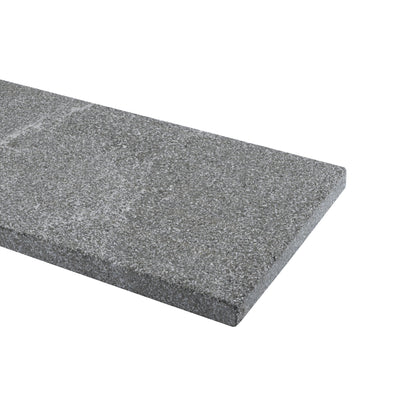 Granite Patio Tile - Bergama Granite Graphite Grey 600x300x30
