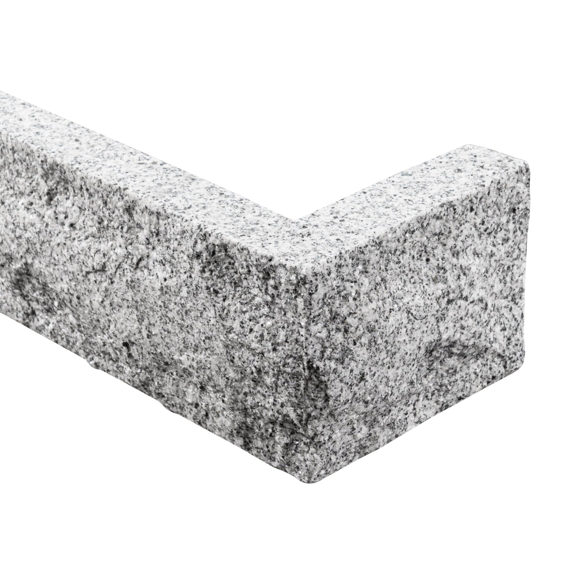 Murbeklädnad Rustik Hörn Grå 400/100x100x30-50 | Stenbolaget.