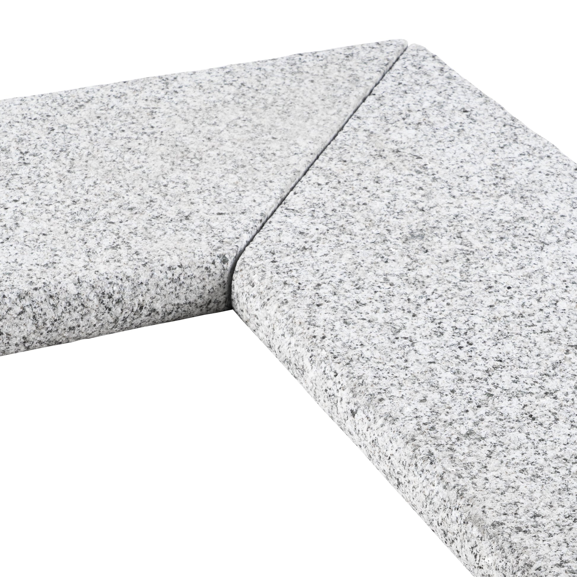 Poolsten Granit Hörn Grå 500/500x200x30 | Stenbolaget.