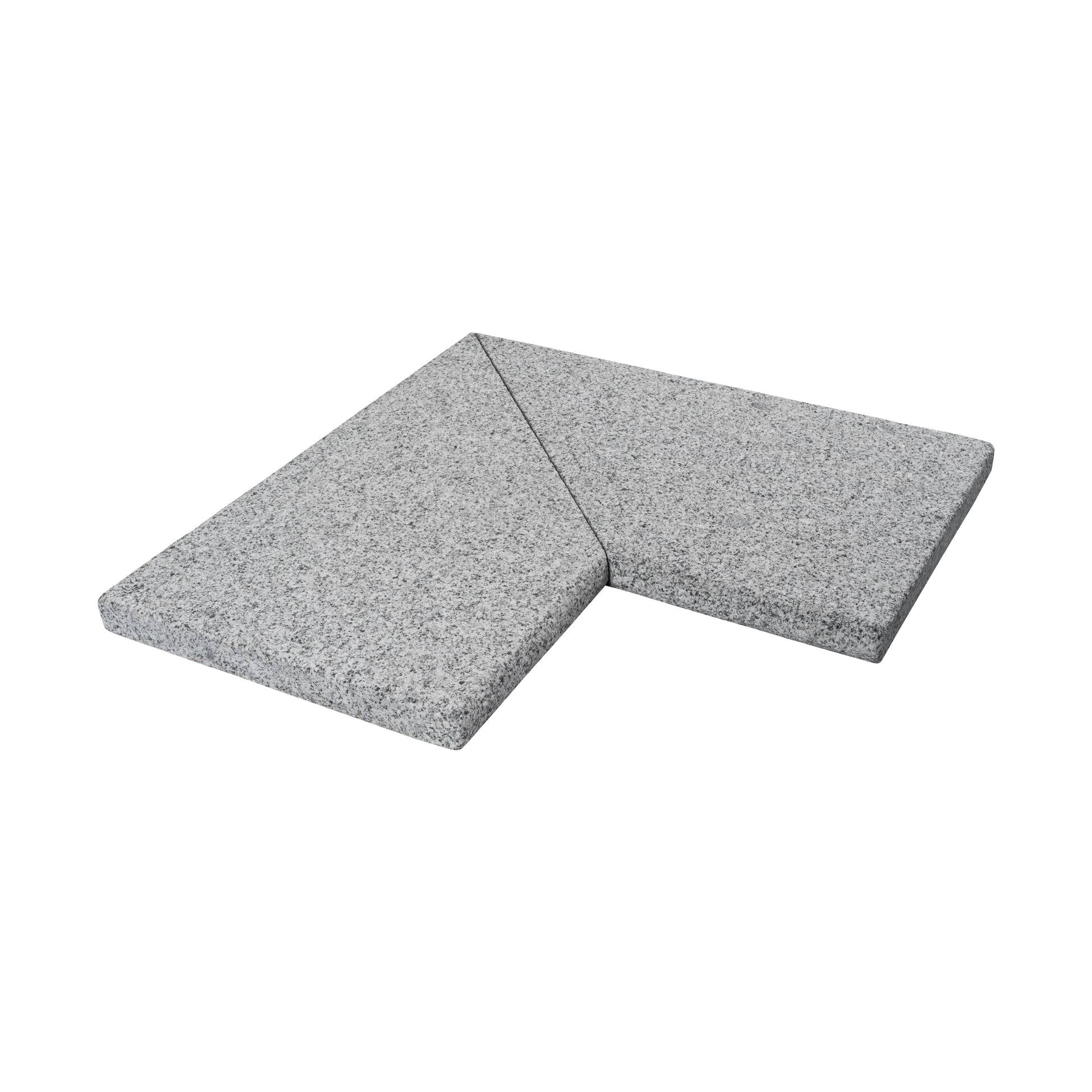 Poolsten Granit Hörn Grå 500/500x300x30 | Stenbolaget.