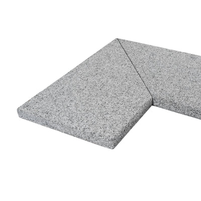 Pool Coping Corner Bergama Granite Grey 500/500x300x30