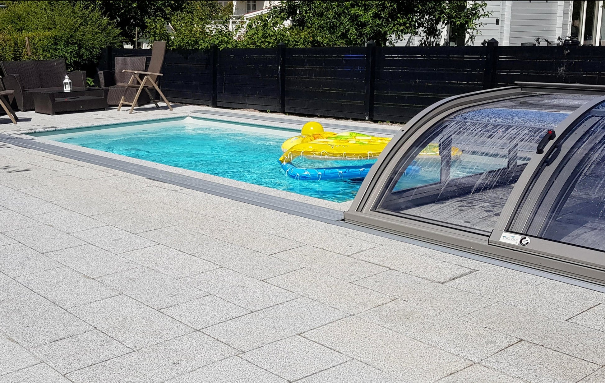 Poolsten Granit Rak Grå 500x200x30 | Stenbolaget.