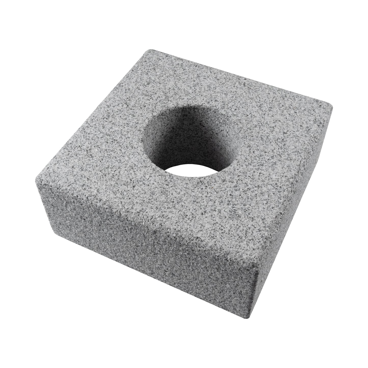 Stolpelement Granit Grå Modern 350x350x150 | Stenbolaget.