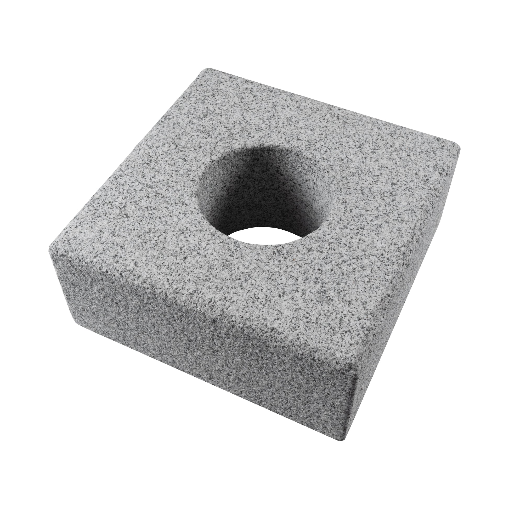 Stolpelement Granit Grå Modern 350x350x150 | Stenbolaget.