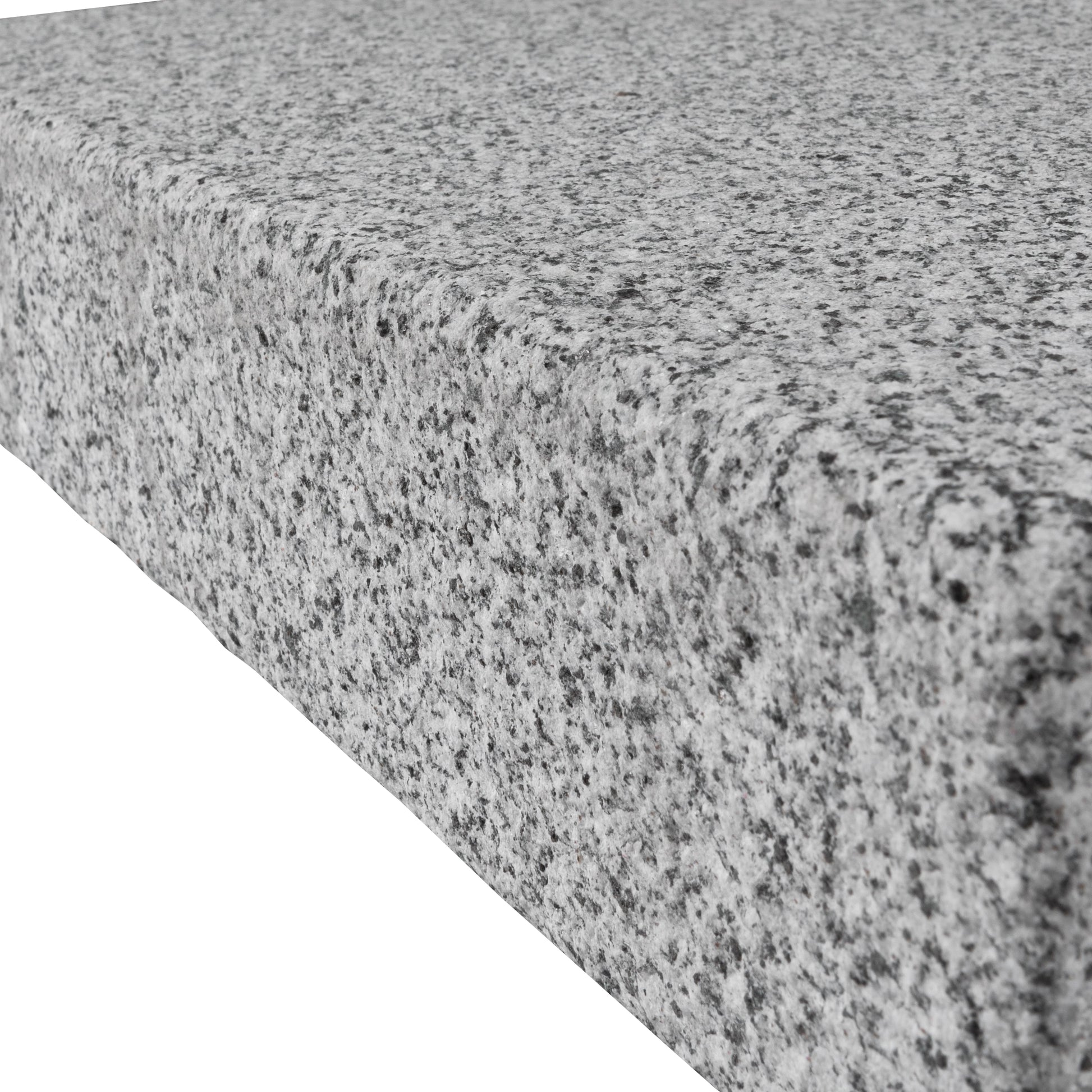 Stolptopp Granit Grå Modern 400x400x70 | Stenbolaget.