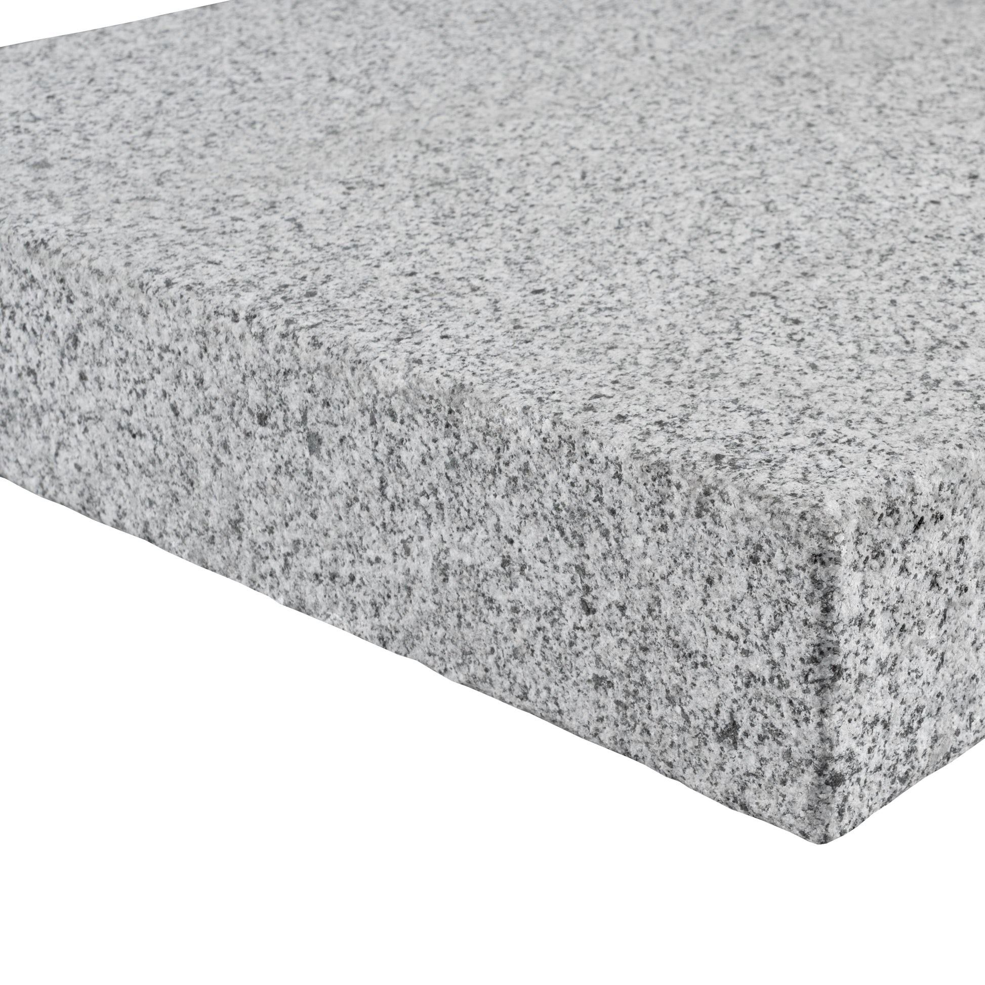 Stolptopp Granit Grå Modern 400x400x70 | Stenbolaget.