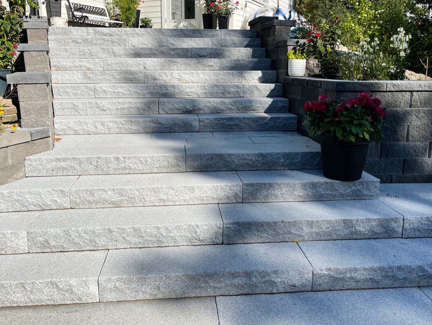 Block Step Granite - Bergama Grey 2000x350x150