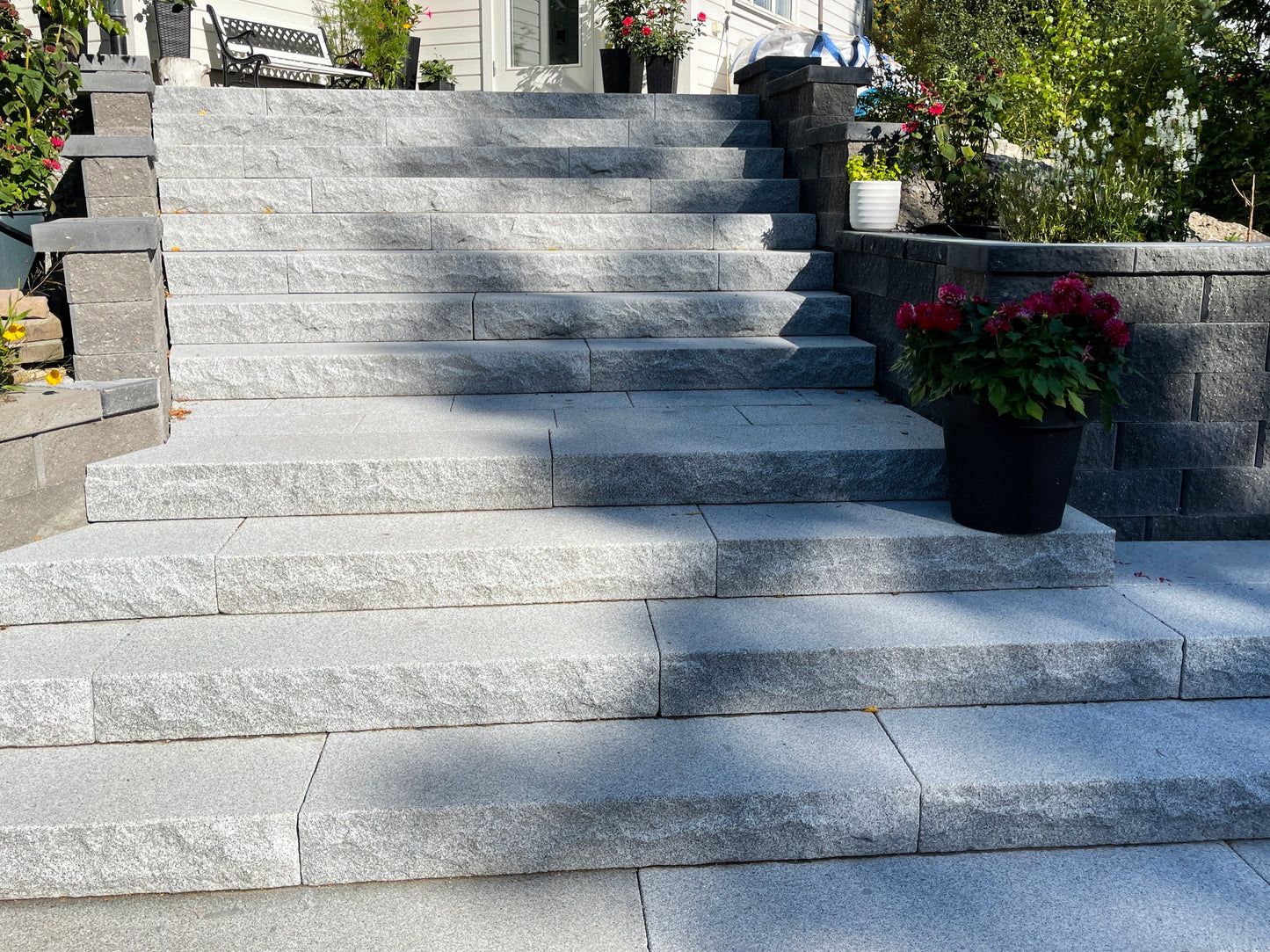 Block Step Granite - Bergama Grey 1500x350x150