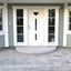 Entrance Step Granite Bergama Grey Round 2300x1150x150