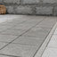 Granite Patio Tile - Bergama Granite Graphite Grey 300x300x30