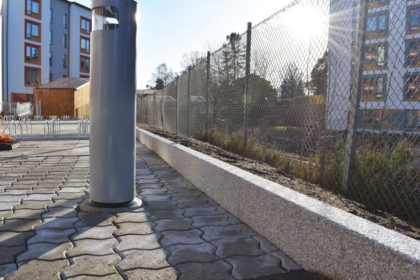 Curb Stone GV2 Granite Bergama Grey Modern 700-1100x300x120