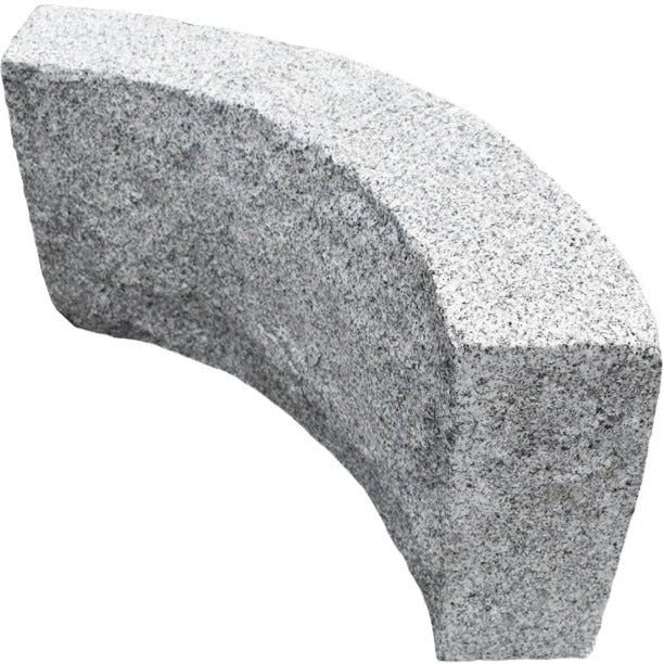 Curb Stone RV4 Granite Bergama Grey Radius 0,5-12,0 500-1100x300x100