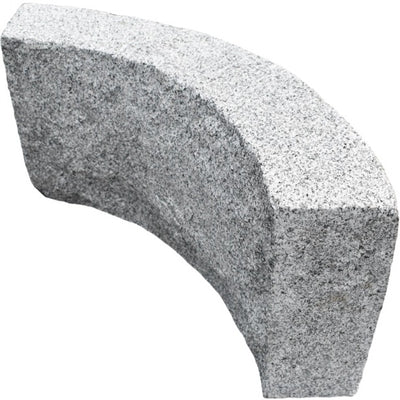 Curb Stone RV4 Granite Bergama Grey Radius 0,5-12,0 500-1100x300x100