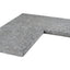 Pool Coping Corner Bergama Granite Graphite Grey 500/500x200x30