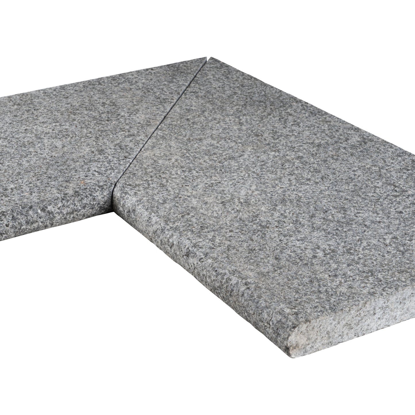 Pool Coping Corner Bergama Granite Graphite Grey 500/500x300x30