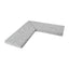 Pool Coping Corner Bergama Granite Grey 500/500x200x30