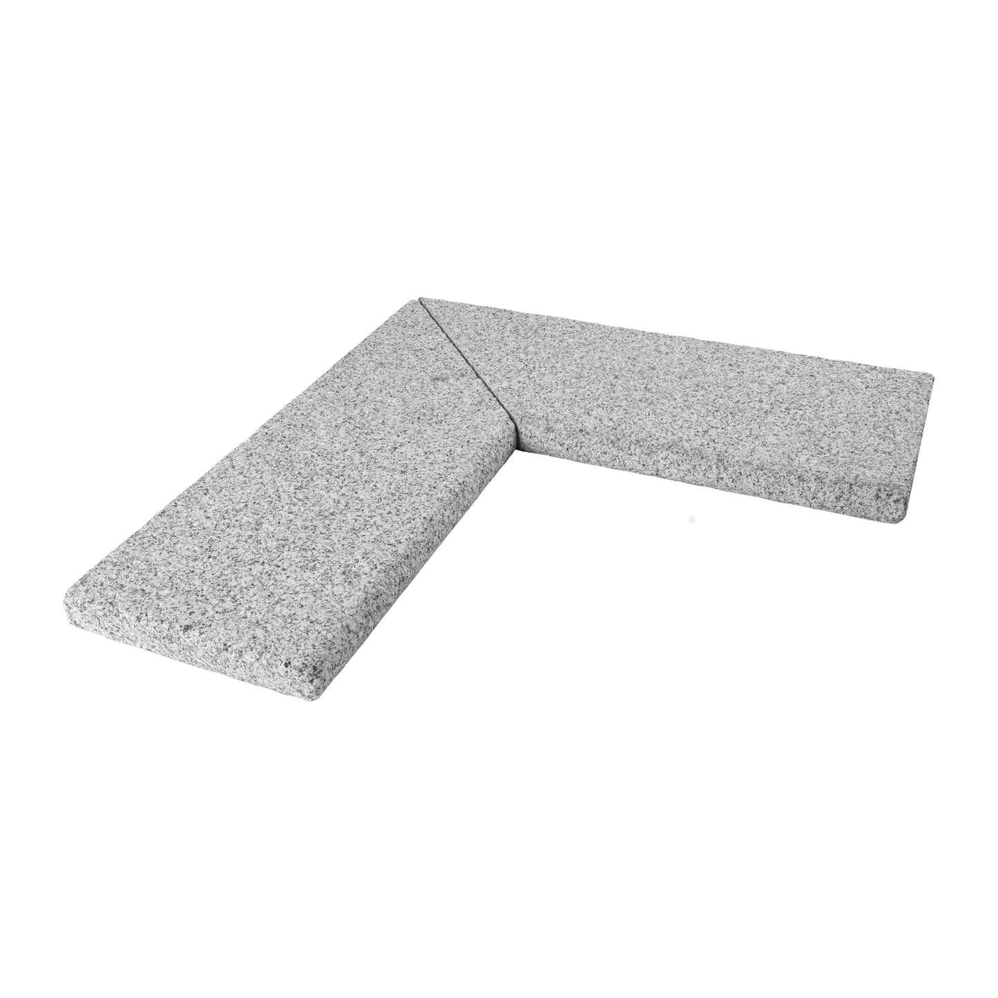 Pool Coping Corner Bergama Granite Grey 500/500x200x30