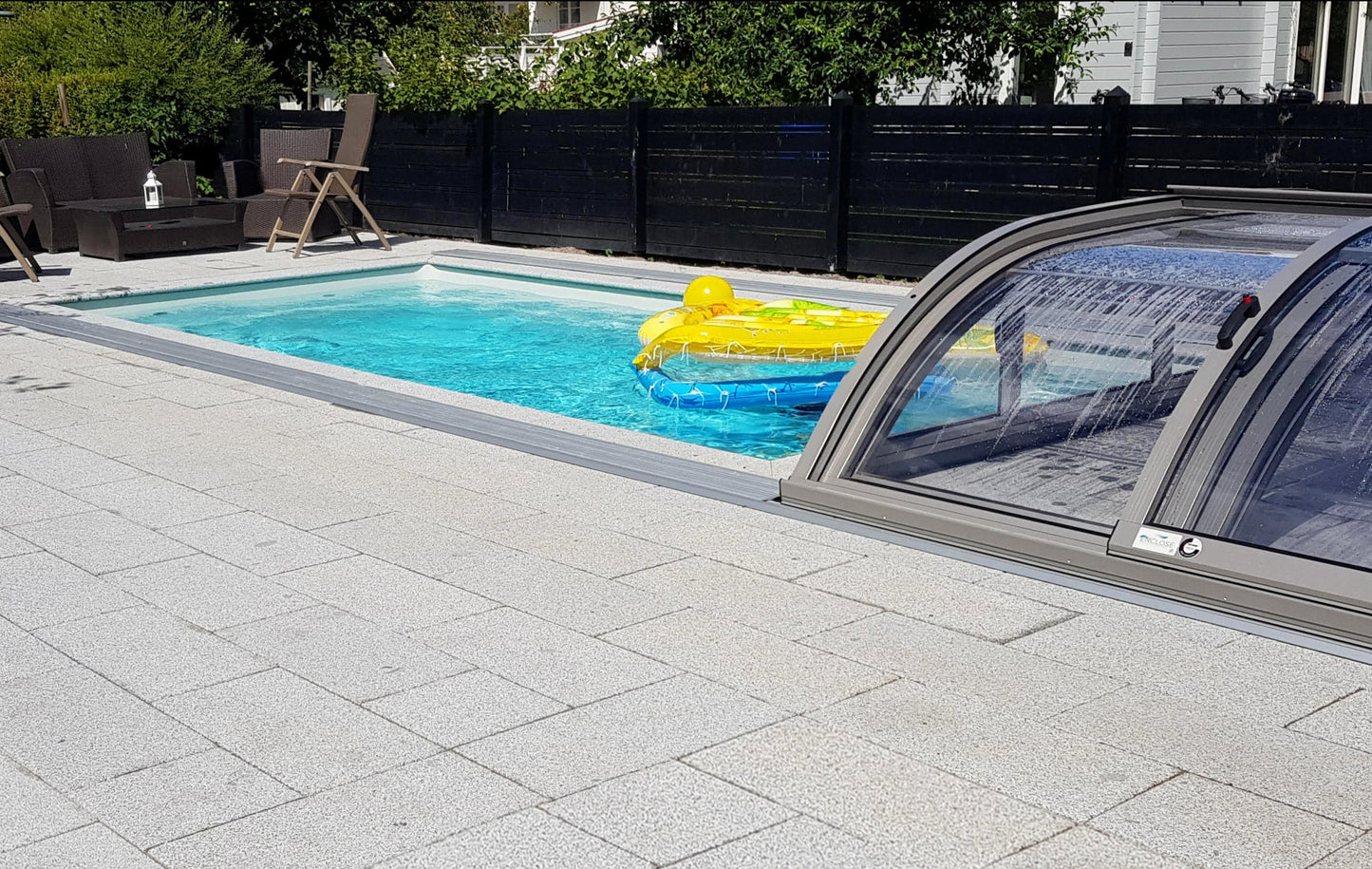 Poolsten Granit Rak Grå 500x200x30 | Stenbolaget.