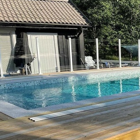 Pool Coping Corner Bergama Granite Grey 500/500x200x30