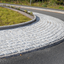 Curb Stone RF1 Granite Bergama Grey Radius 0,5-12,0 500-1100x300x150