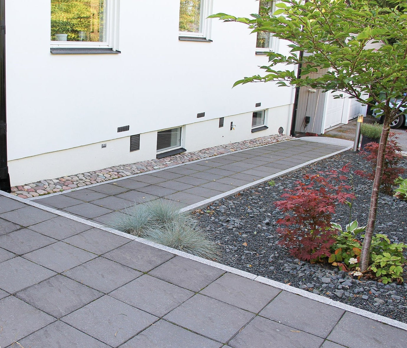 Trädgårdskantsten Mini Modern Grå 500x150x75 | Stenbolaget.