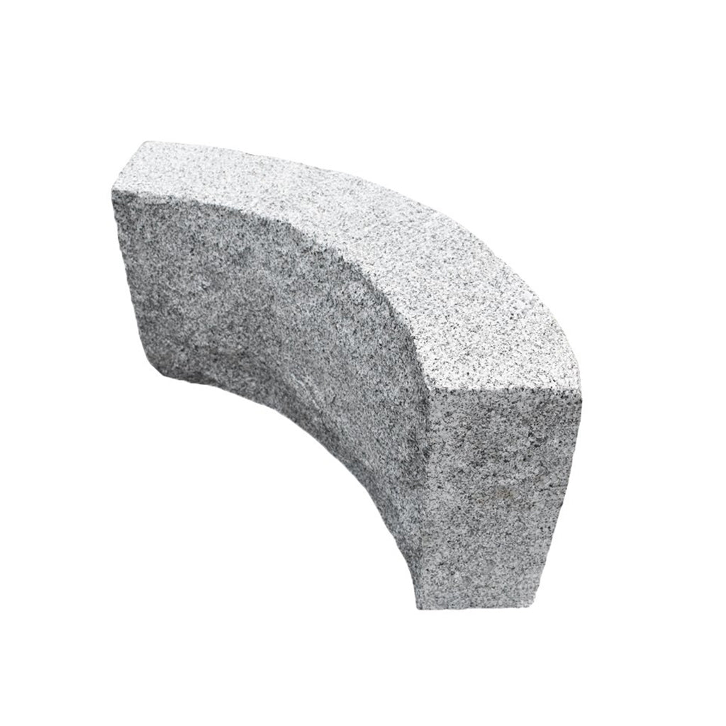 Curb Stone RV1 Granite Bergama Grey Radius 0,5-12,0 500-1100x300x150
