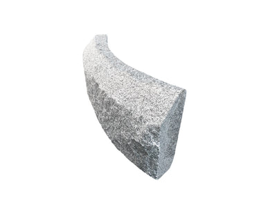 Curb Stone RF4 Granite Bergama Grey Radius 0,5-12,0 500-1100x300x100
