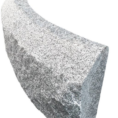 Curb Stone RF4 Granite Bergama Grey Radius 0,5-12,0 500-1100x300x100
